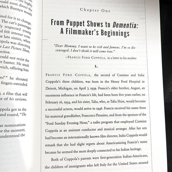 Francis Ford Coppola: A Filmmaker’s Life by Michael Schumacher (Paperback, 1999) - Picture 6 of 8